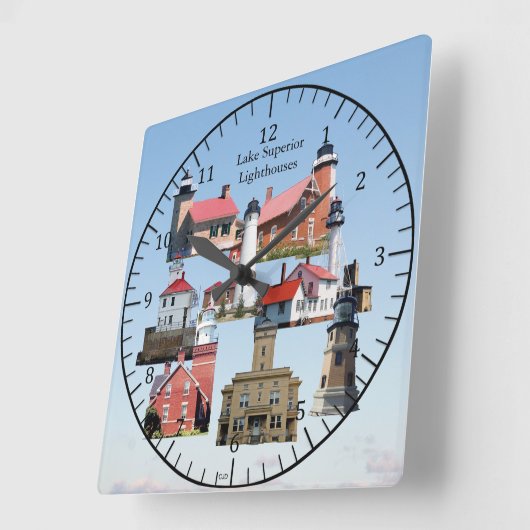 Lake Superior Vuurtorens klok (Hoek)