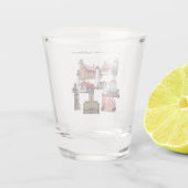 Lake Superior Vuurtorens schot glas (Achterkant)