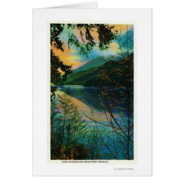 Lake Sutherland, nieuwe Port Angeles, WA (Voorkant)