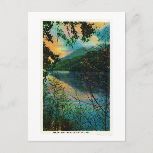 Lake Sutherland, nieuwe Port Angeles, WA Briefkaart (Voorkant)