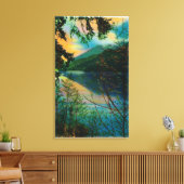 Lake Sutherland, nieuwe Port Angeles, WA Canvas Afdruk (Insitu (Woonkamer))