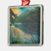 Lake Sutherland, nieuwe Port Angeles, WA Metalen Ornament (Links)