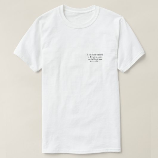 Lake T-Shirt (Design voorkant)