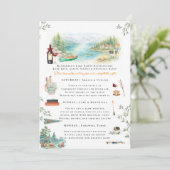 Lake Tahoe Bachelorette Weekend Itinerary  Kaart (Staand voorkant)