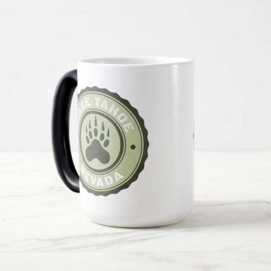 Lake Tahoe Beer Paw Nevada Magische Mok (Voorkant links)