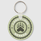 Lake Tahoe Beer Paw Nevada Sleutelhanger (Voorkant)