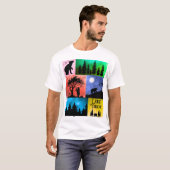 Lake Tahoe Beer Pop-Art T-shirt (Voorkant volledig)
