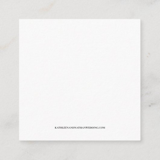 Lake Tahoe Bestemming RSVP QR Code Kaart (Achterkant)