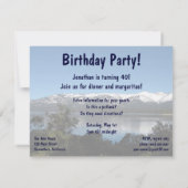 Lake Tahoe Birthday Party! Kaart (Achterkant)