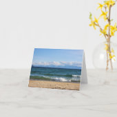 Lake Tahoe - blanco kaart met binnenkant (Gele Bloem)