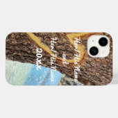 Lake Tahoe Blue Water Tree Heart Love Case-Mate iPhone Case (Achterkant (horizontaal))