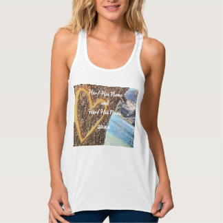 Lake Tahoe Blue Water Tree Heart Love Tanktop