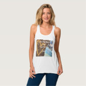 Lake Tahoe Blue Water Tree Heart Love Tanktop (Volledige Voorkant)