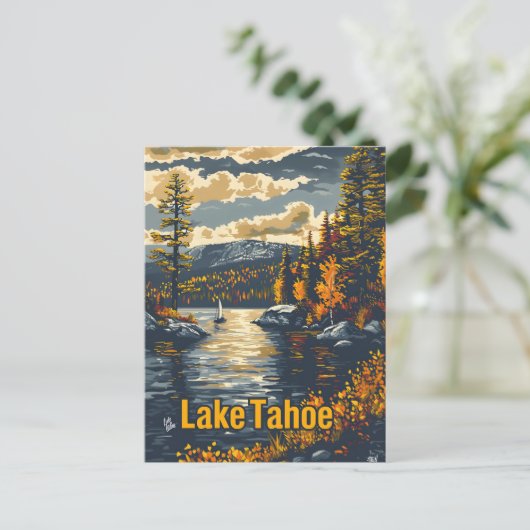 Lake Tahoe  Briefkaart (Staand voorkant)