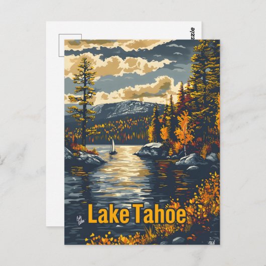 Lake Tahoe  Briefkaart (Voorkant / Achterkant)
