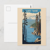 Lake Tahoe Briefkaart (Voorkant / Achterkant)