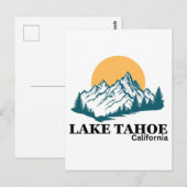 LAKE TAHOE BRIEFKAART (Voorkant / Achterkant)