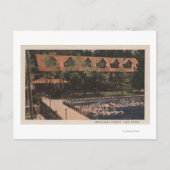 Lake Tahoe, CA - Brockway Resort Lodge Uitzicht Briefkaart (Voorkant)