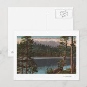 Lake Tahoe, CA - kijkend over het Cascade Lake Briefkaart (Voorkant / Achterkant)