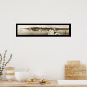 Lake Tahoe, CA Wharf Foto 1906 Poster (Keuken)