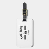 Lake Tahoe California Bagagelabel (Voorkant verticaal)