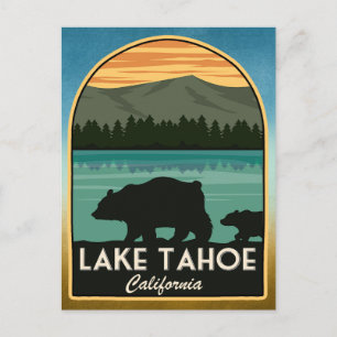 Lake Tahoe California Briefkaart