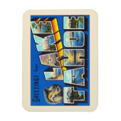 Lake Tahoe California CA Large Letter Briefkaart Magneet (Verticaal)