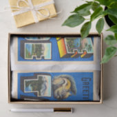 Lake Tahoe California CA Large Letter Briefkaart Tissuepapier (Geschenk)