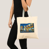Lake Tahoe California CA Large Letter Briefkaart Tote Bag (Voorkant (product))