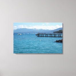 Lake Tahoe California Fotografie Canvas Afdruk