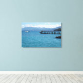 Lake Tahoe California Fotografie Canvas Afdruk (Insitu (Houten vloer))