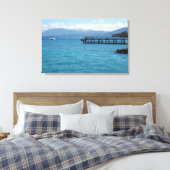 Lake Tahoe California Fotografie Canvas Afdruk (Insitu (Slaapkamer))