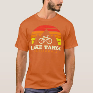Lake Tahoe California Mountainbike Trails Retro T-shirt