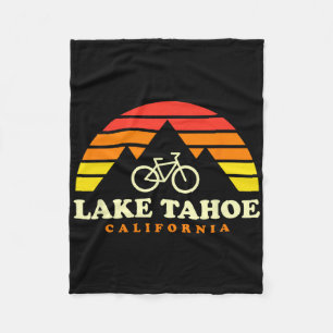 Lake Tahoe California Mountainbiken Mtb Routes R Fleece Deken