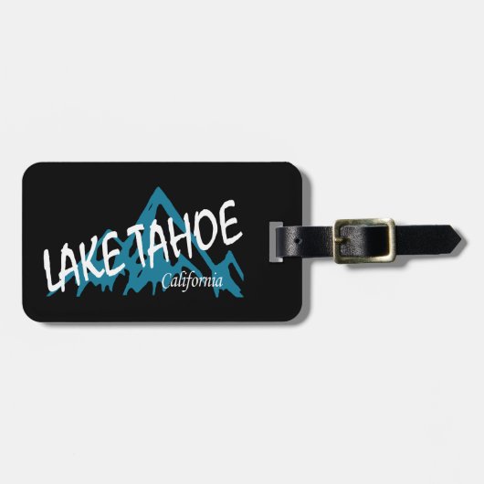 Lake Tahoe California Mountains Bagagelabel (Voorkant horizontaal)