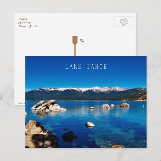 Lake Tahoe California Mountains Briefkaart (Voorkant / Achterkant)