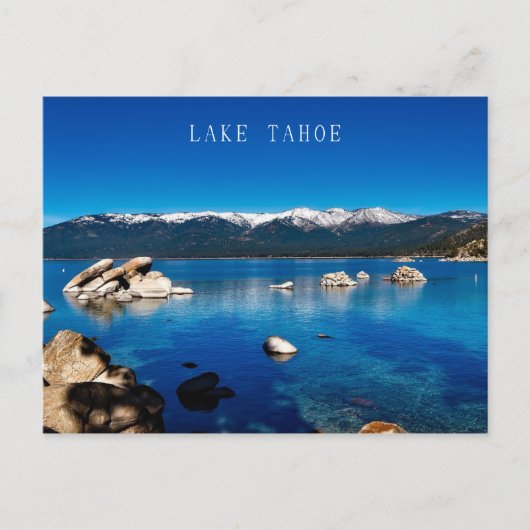 Lake Tahoe California Mountains Briefkaart (Voorkant)
