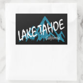 Lake Tahoe California Mountains Rechthoekige Sticker (Tas)
