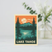 Lake Tahoe California Nevada Briefkaart (Staand voorkant)