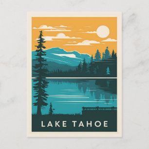 Lake Tahoe California Nevada Briefkaart