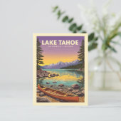  Lake Tahoe California Nevada Briefkaart (Staand voorkant)