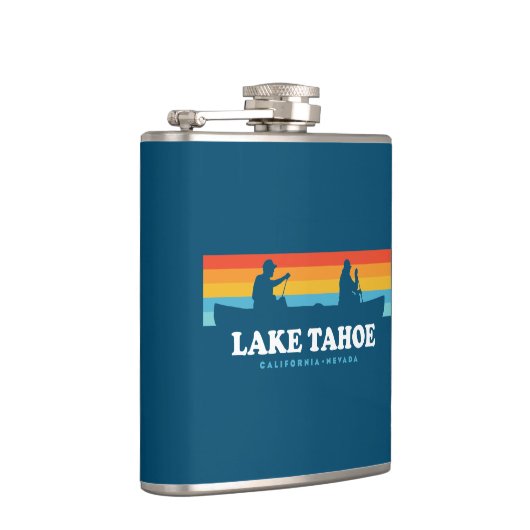 Lake Tahoe California Nevada Canoe Heupfles (Rechts)