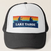 Lake Tahoe California Nevada Canoe Trucker Pet (Voorkant)