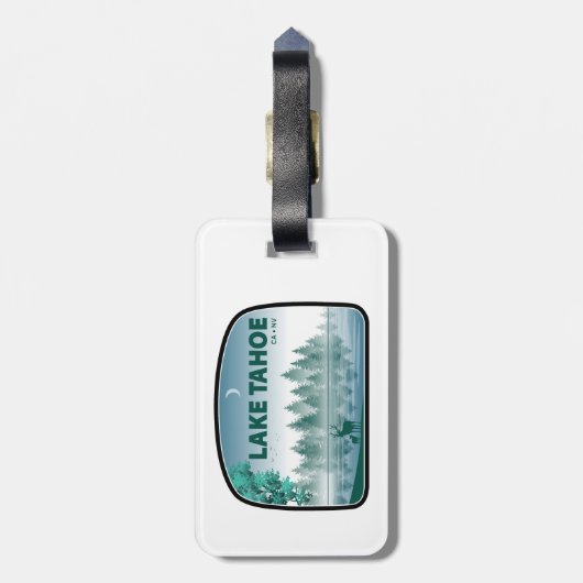 Lake Tahoe California Nevada Herten Bagagelabel (Achterkant verticaal)