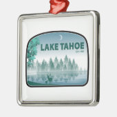 Lake Tahoe California Nevada Herten Metalen Ornament (Links)