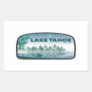 Lake Tahoe California Nevada Herten Rechthoekige Sticker