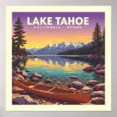 Lake Tahoe California Nevada Poster (Voorkant)