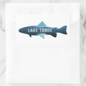 Lake Tahoe California Nevada Rechthoekige Sticker (Tas)