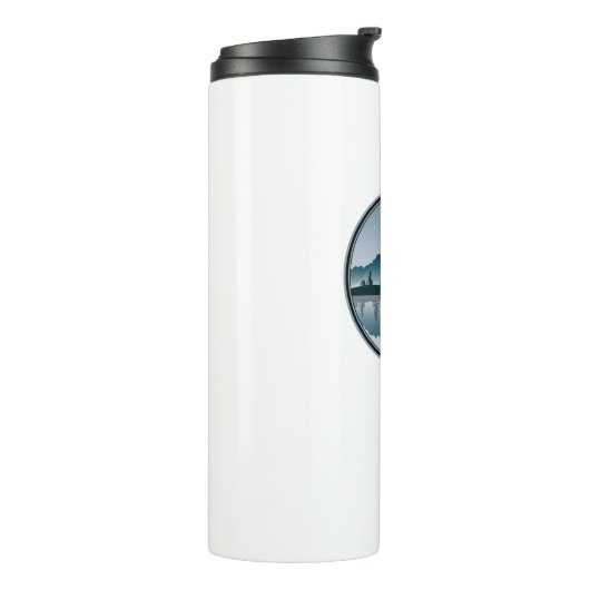 Lake Tahoe California Nevada Reflection Thermosbeker (Gedraaid links)