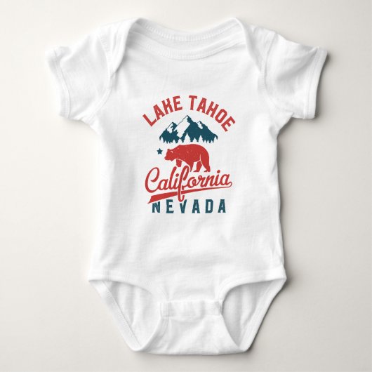 Lake Tahoe California Nevada Romper (Voorkant)